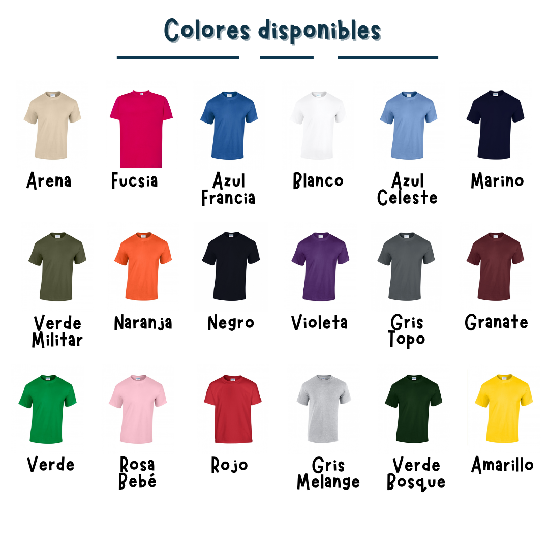 Camiseta Papá Mamá con nombre