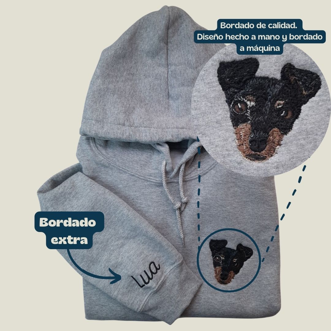 Sudadera capucha Mascota Personalizado