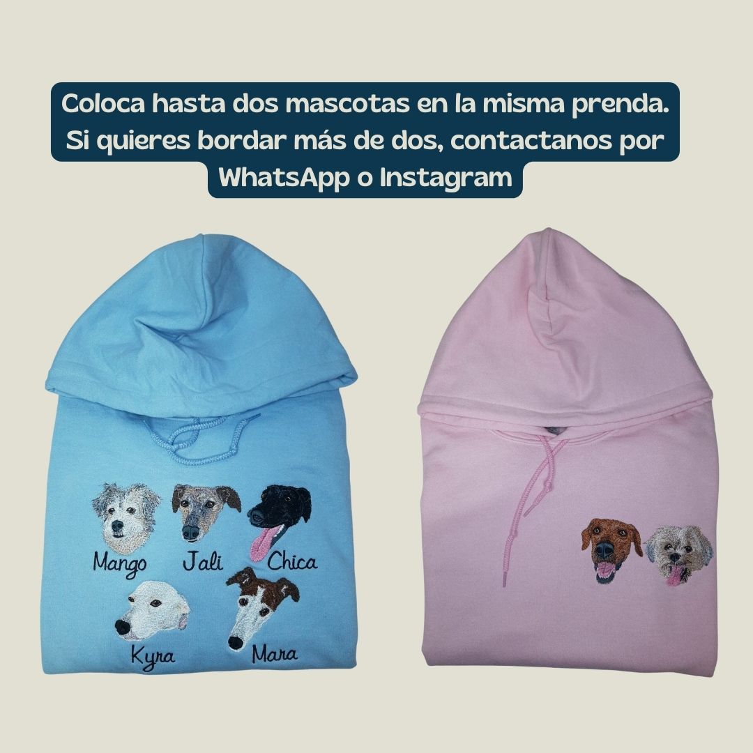 Sudadera capucha Mascota Personalizado