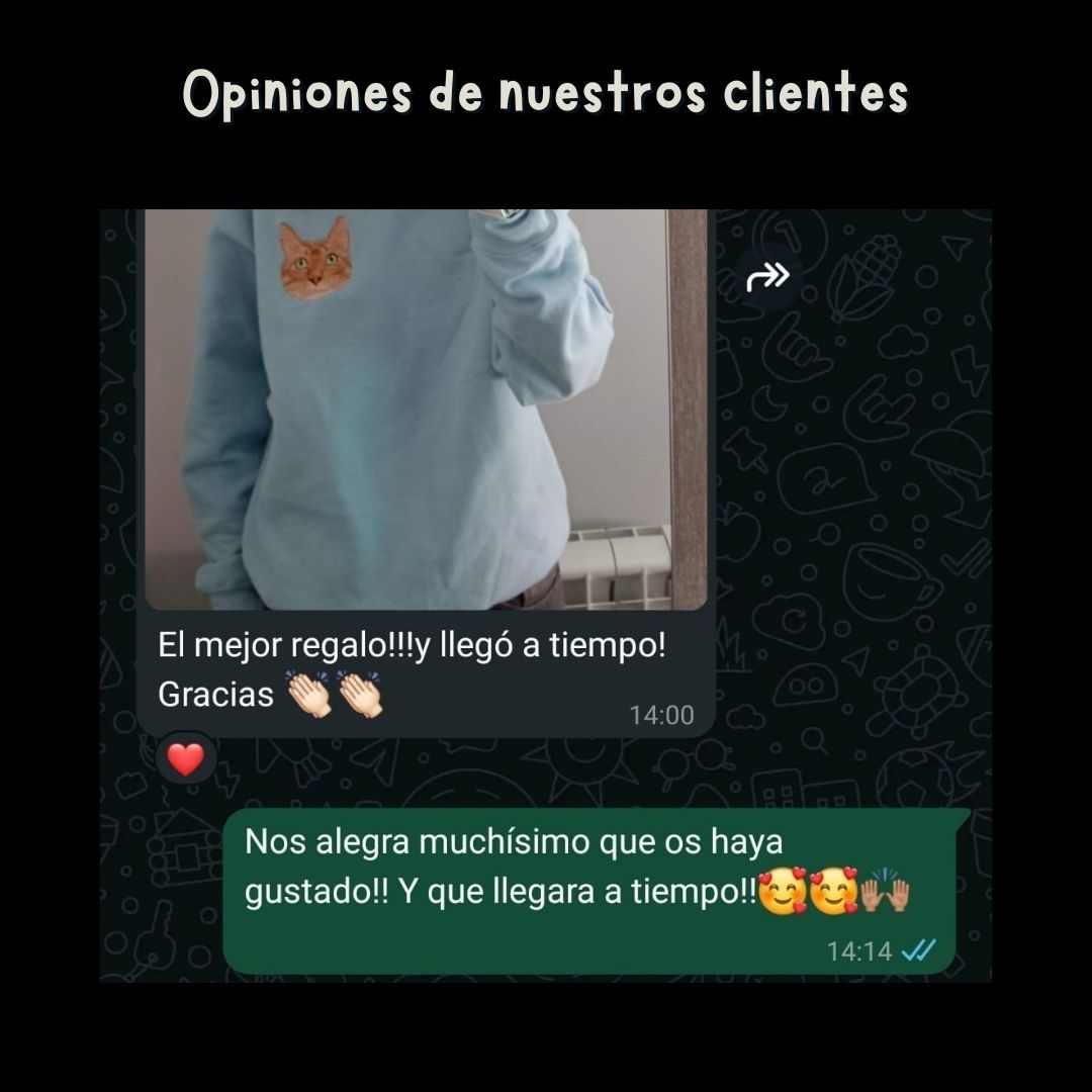 Sudadera capucha Mascota Personalizado