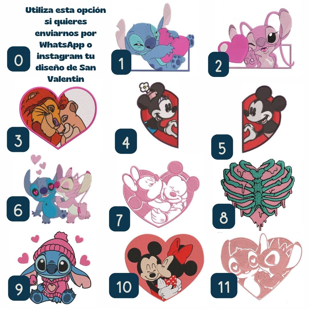 Camiseta Diseños San Valentin