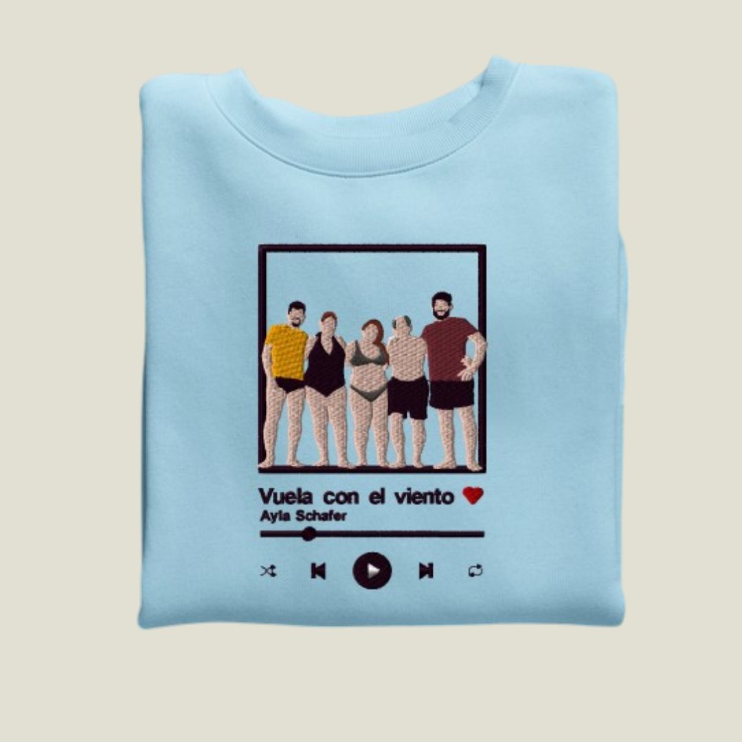 Sudadera Retrato Personalizado Spotify