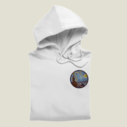 Sudadera capucha cuadros