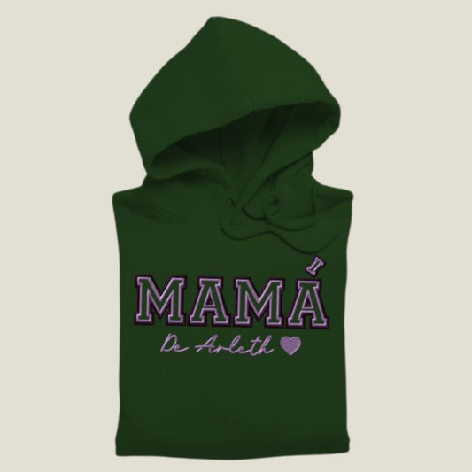 Sudadera Capucha Papá Mamá con nombre