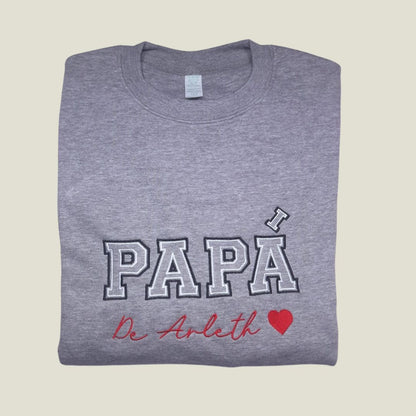 Sudadera Papá Mamá con nombre