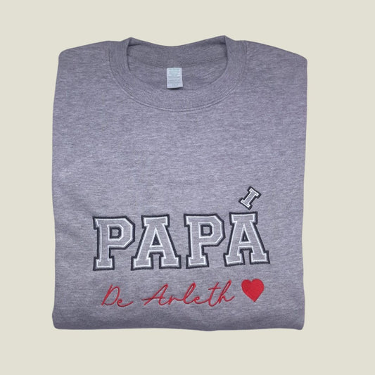 Sudadera Papá Mamá con nombre