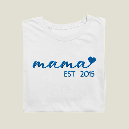 Camiseta Papá Mamá con fecha