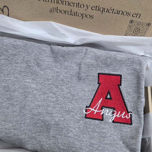 Inicial Personalizada - Camiseta, Sudadera o Sudadera Capucha