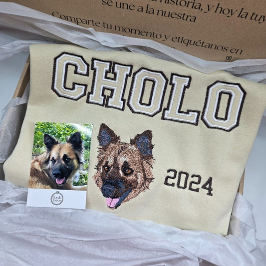 Nombre y fecha UNA Mascota Personalizada – Camiseta, Sudadera o Sudadera con Capucha