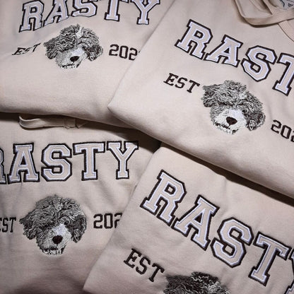 PACK 2 - Nombre y fecha UNA Mascota Personalizada – Camiseta, Sudadera o Sudadera con Capucha