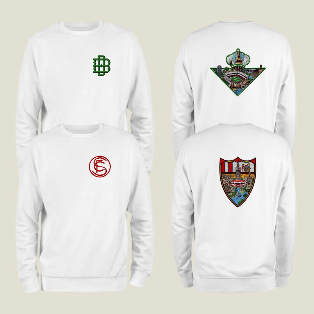 Sudadera Edición Limitada Fútbol – Betis / Sevilla (Bordado Exclusivo)