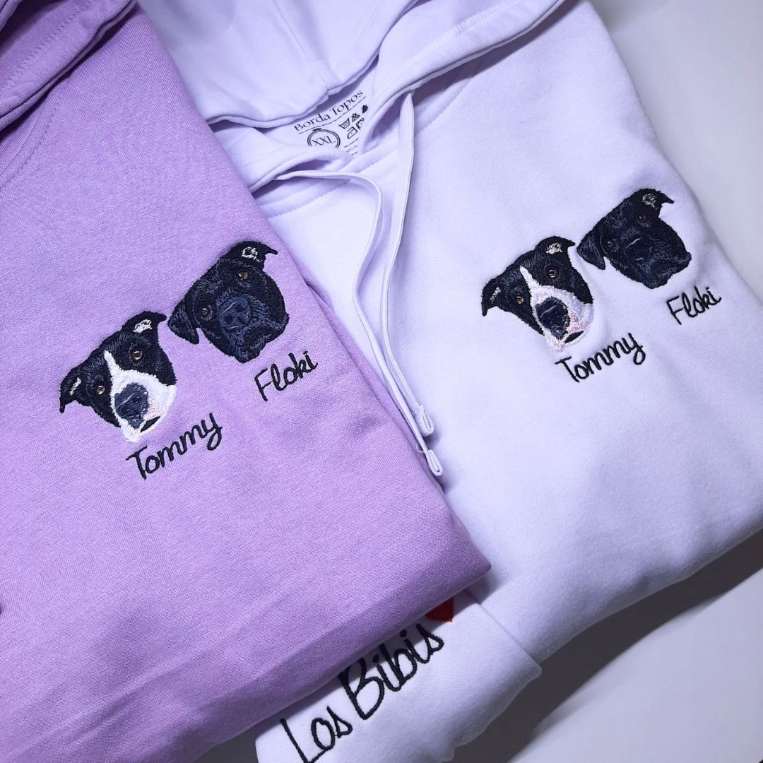 PACK 2 - Mascota Personalizada – Camiseta, Sudadera o Sudadera con Capucha