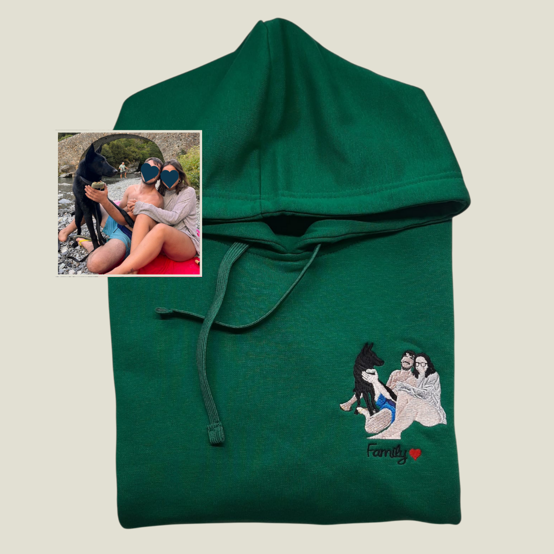 Sudadera capucha Retrato Personalizado