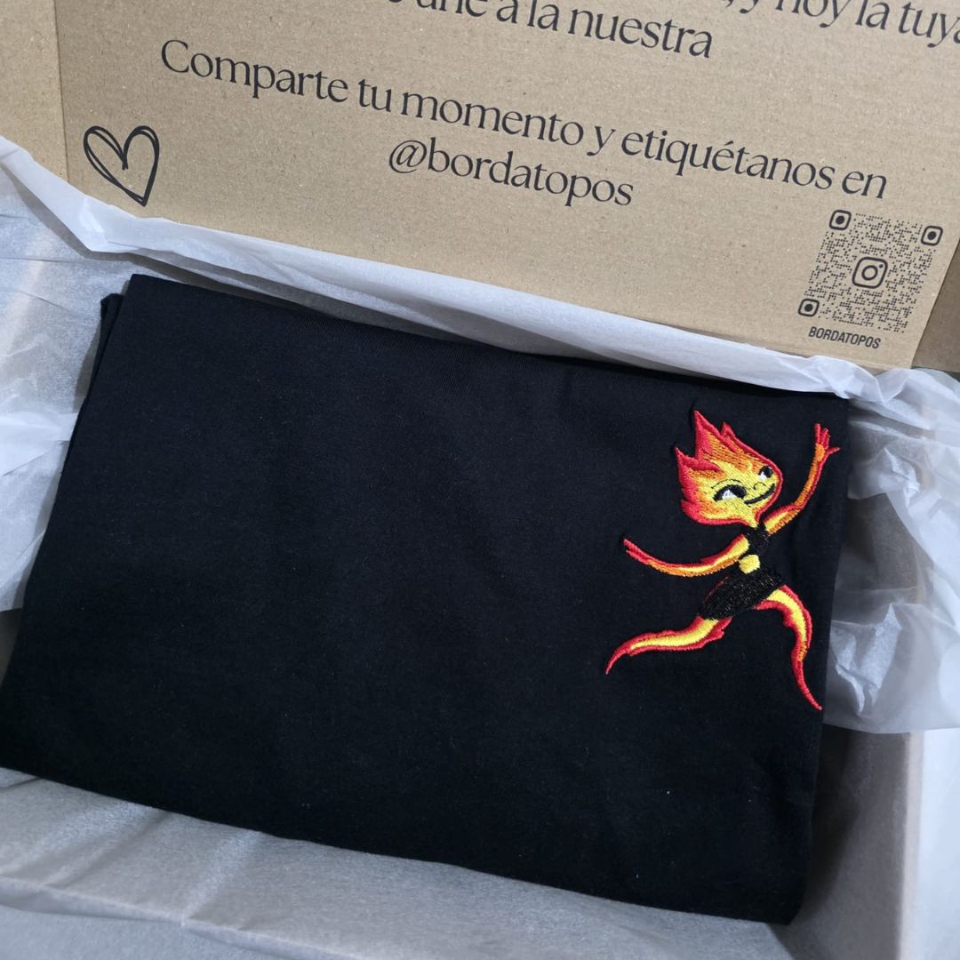 Bordado Elemental Pixar – Camiseta, Sudadera o Sudadera con Capucha