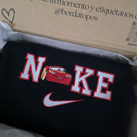Bordado Cars N*KE – Camiseta, Sudadera o Sudadera con Capucha
