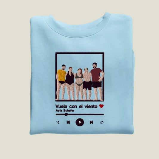Sudadera Retrato Personalizado Spotify