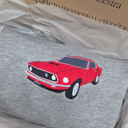Bordado Personalizado de Coche o Moto - Camiseta, Sudadera o Sudadera con capucha