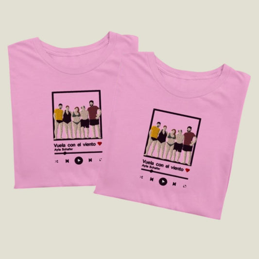Pack Camisetas Retrato Personalizada Spotify