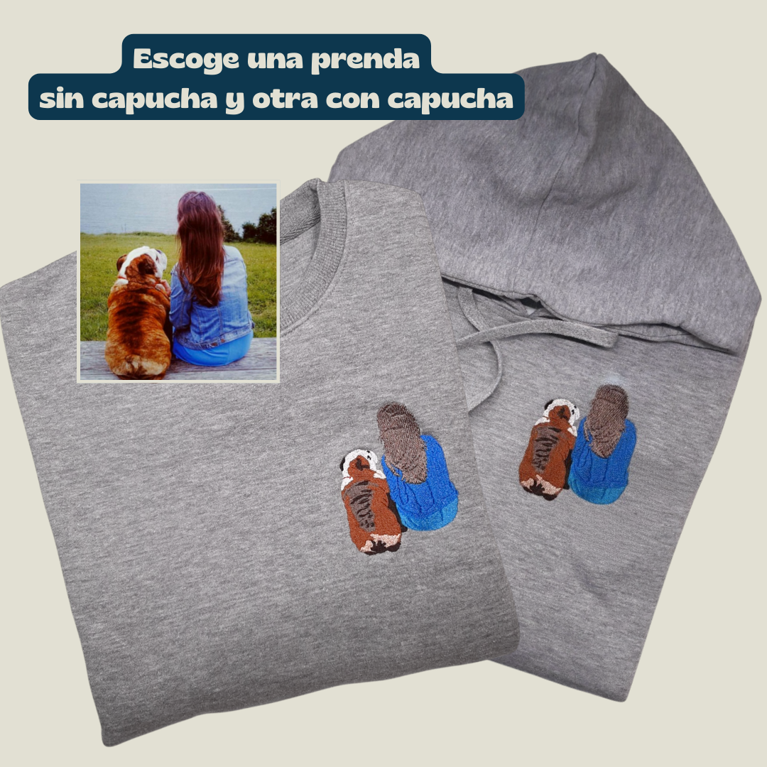 Pack Combinado Sudaderas Retrato Personalizadas