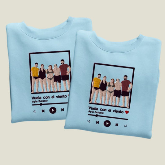 Pack Sudaderas Retrato Personalizado Spotify