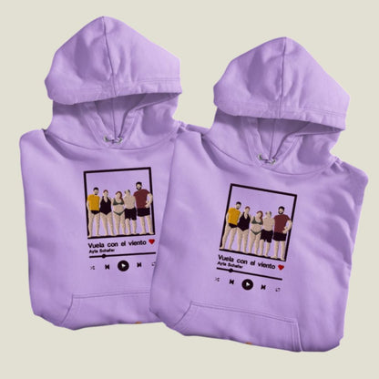 Pack Sudaderas Capucha Personalizado Spotify