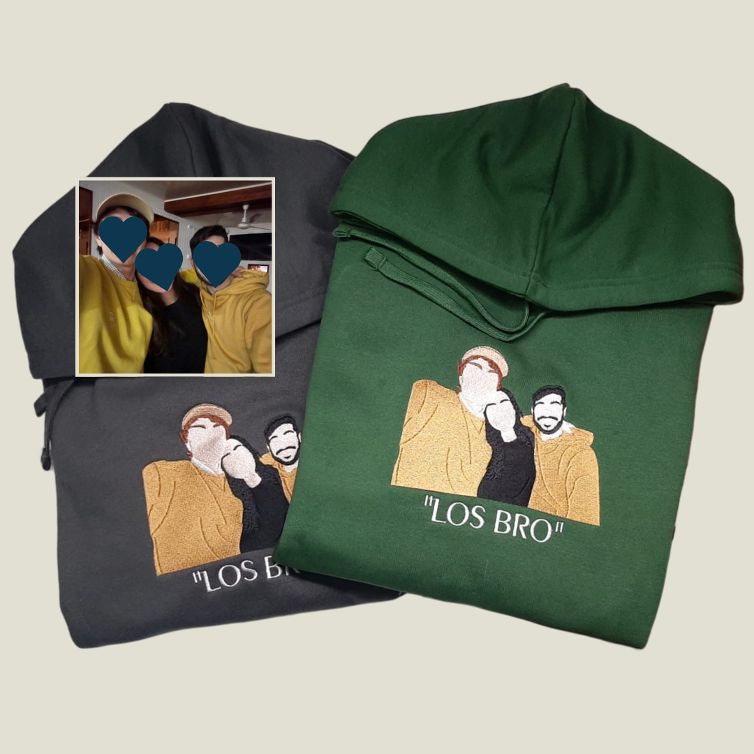 Pack Sudadera Capucha Retrato Personalizada