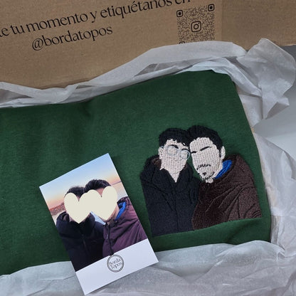 Retratos Personalizados Bordados | Sudaderas y Camisetas Únicas