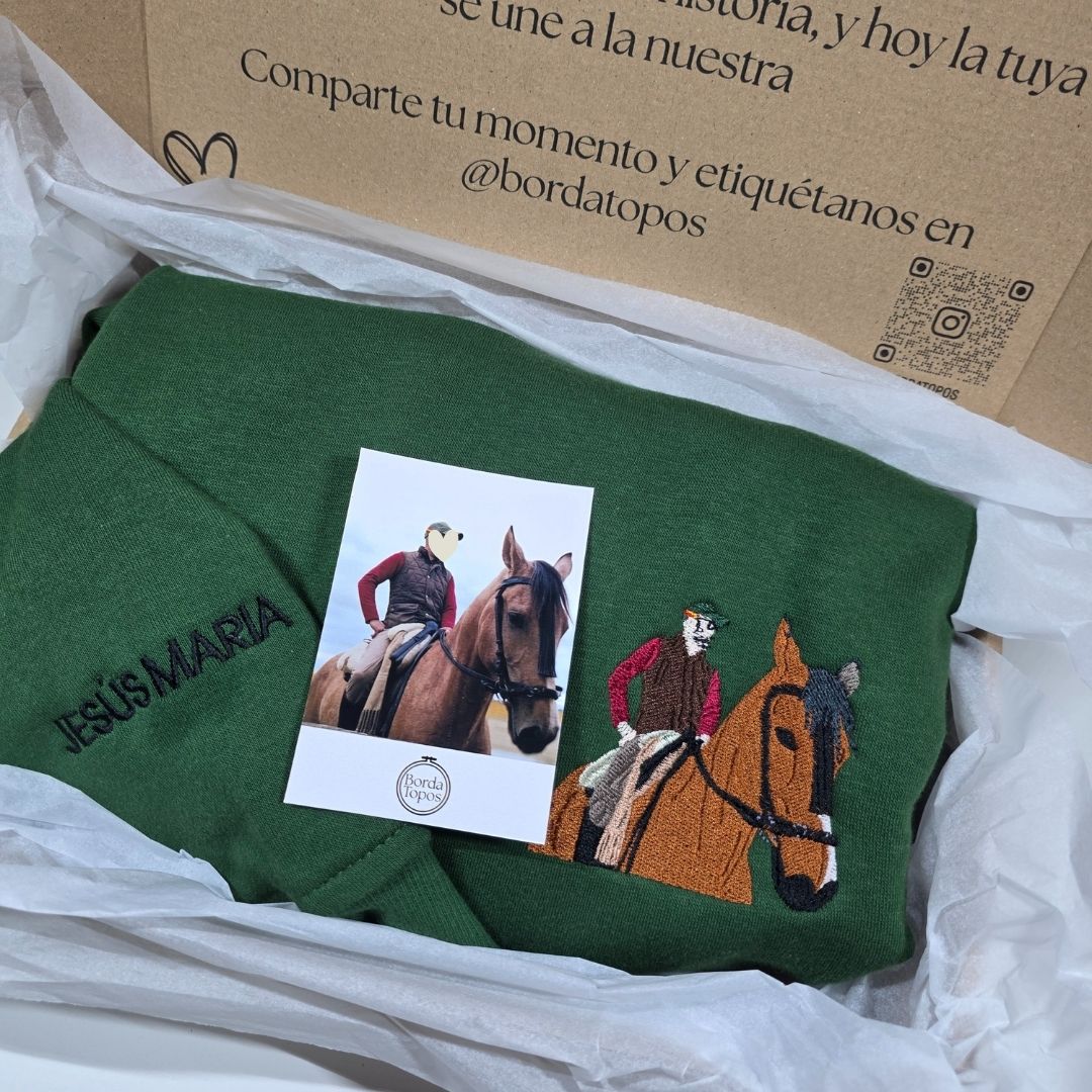Retratos Personalizados Bordados | Sudaderas y Camisetas Únicas