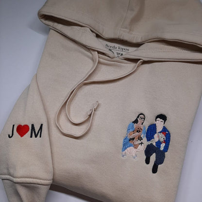 Retratos Personalizados Bordados | Sudaderas y Camisetas Únicas