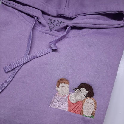 Retratos Personalizados Bordados | Sudaderas y Camisetas Únicas