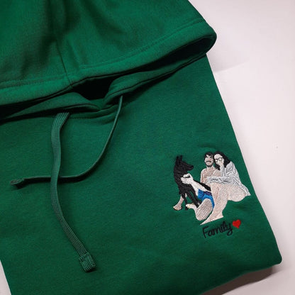 Retratos Personalizados Bordados | Sudaderas y Camisetas Únicas