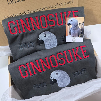 PACK 2 - Nombre y fecha UNA Mascota Personalizada – Camiseta, Sudadera o Sudadera con Capucha