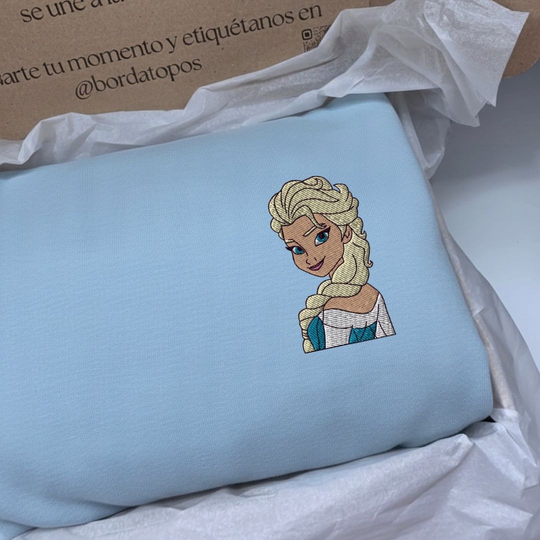 Bordado Frozen – Camiseta, Sudadera o Sudadera con Capucha