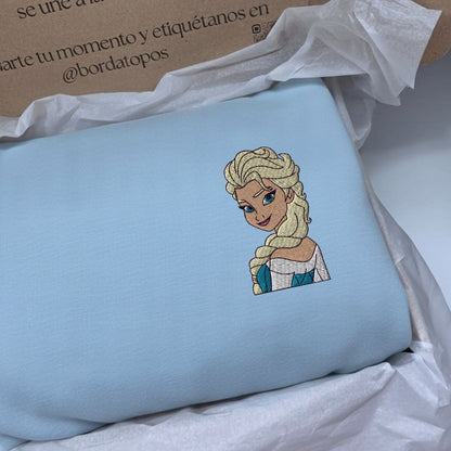 Bordado Frozen – Camiseta, Sudadera o Sudadera con Capucha