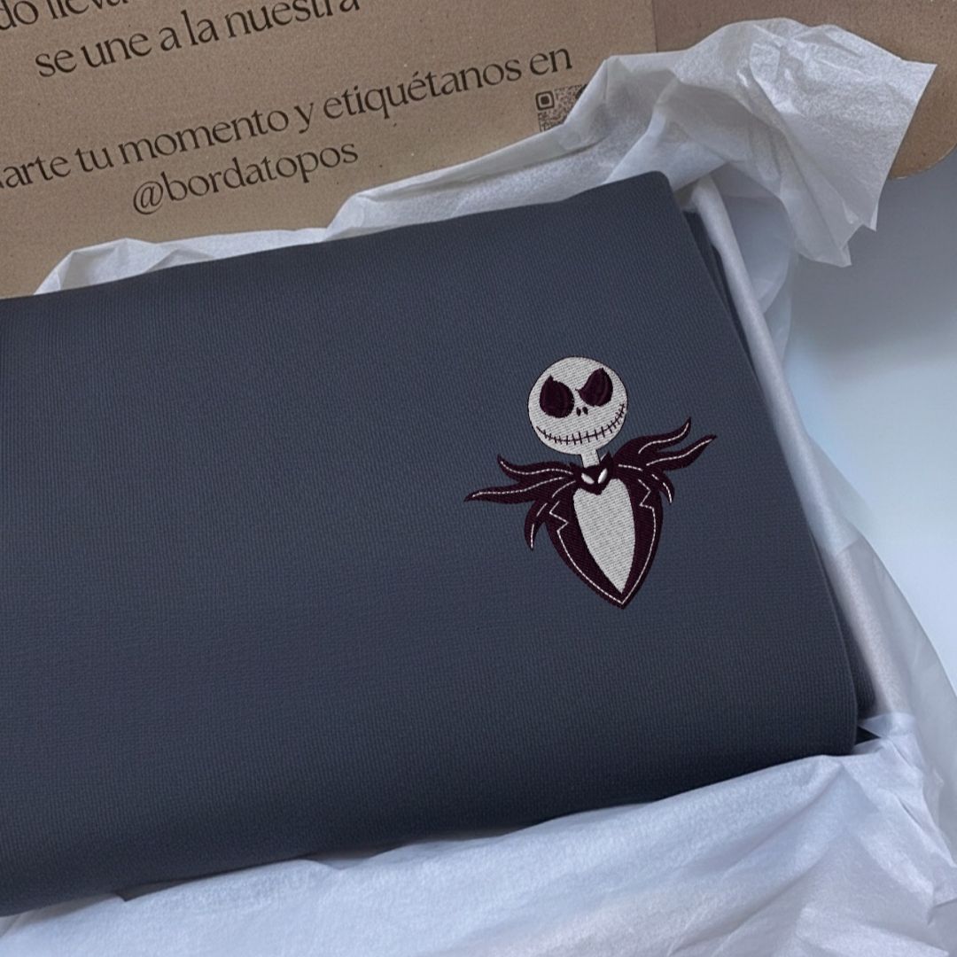 Bordado Jack y Sally – Camiseta, Sudadera o Sudadera con Capucha