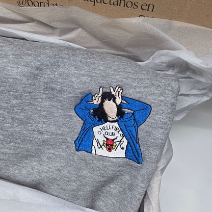 Bordado Stranger Things – Camiseta, Sudadera o Sudadera con Capucha