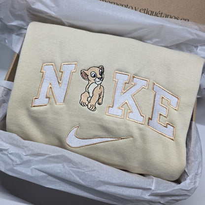 Bordado El Rey León Simba y Nala N*KE – Camiseta, Sudadera o Sudadera con Capucha