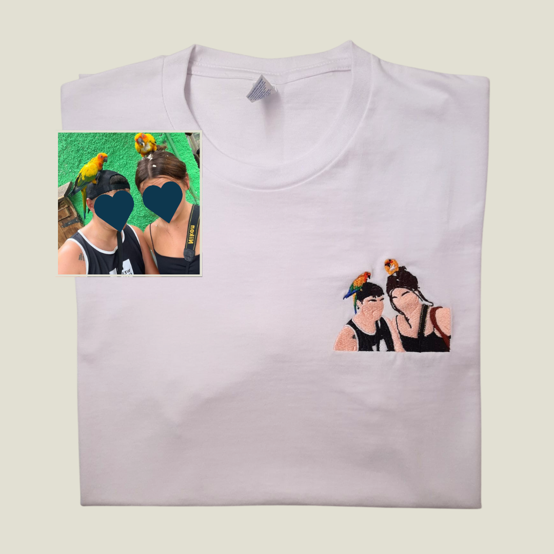 Camiseta Retrato Personalizada
